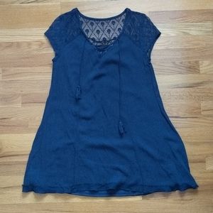 Dark blue mini dress